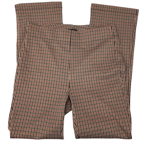 LOFT Pants - LOFT Pull On Flare Trouser Pant Plaid Size XS